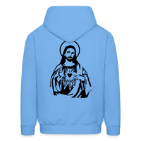 JESUS Hoodie - carolina blue