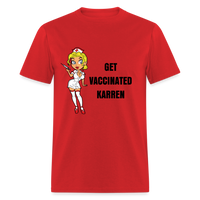 VACCINATED - red