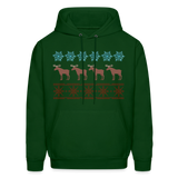 UGLY SWEATER 8 Hoodie - forest green