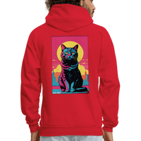 Sunny Cat Hoodie - red