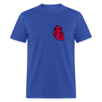 HEART AWARENSS - royal blue