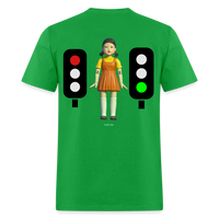 Caution - bright green