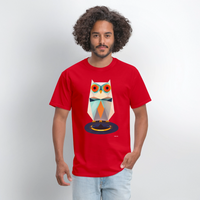 Owl Gaze - red