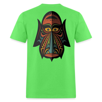 AFRICAN MASK 4 - kiwi