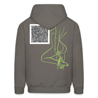 CHECK IT OUT Short Story Hoodie - asphalt gray