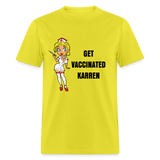 VACCINATED - yellow
