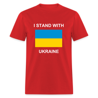 I STAND WITH UKRAINE - red