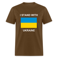 I STAND WITH UKRAINE - brown