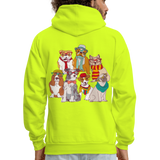 DOG LOVE Hoodie * Fundraiser * - safety green