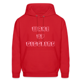 WAKE UP Hoodie - red