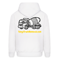 TRASH REMOVAL Hoodie - white