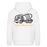 TRASH REMOVAL Hoodie - white