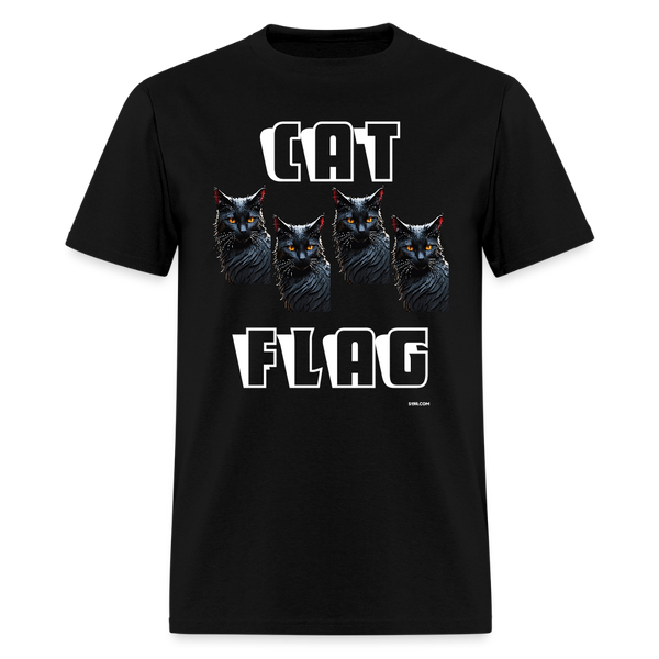 CAT FLAG - black