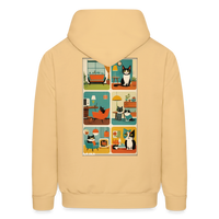 Cat Afternoon Hoodie - light yellow