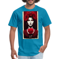 Flower Lady - turquoise