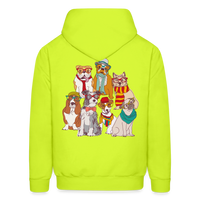 DOG LOVE Hoodie * Fundraiser * - safety green