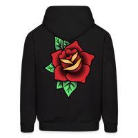 ROSE  Zip Up Hoodie - black