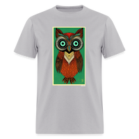 Owl Portrait - gravel 