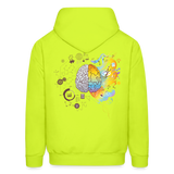 BRAIN ACTIVITY Hoodie - safety green