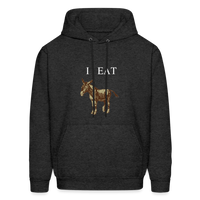 I EAT Hoodie - charcoal grey