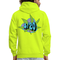 420 A Hoodie - safety green