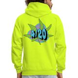 420 A Hoodie - safety green
