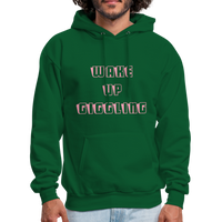 WAKE UP Hoodie - forest green