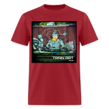 Train Art - true red