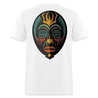 AFRICAN MASK 5 - white