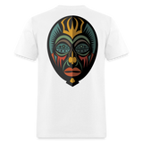 AFRICAN MASK 5 - white
