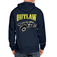 OUTLAW Zip Up Hoodie - navy