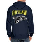 OUTLAW Zip Up Hoodie - navy