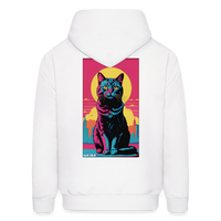 Sunny Cat Hoodie - white