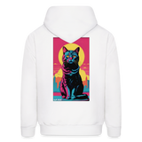 Sunny Cat Hoodie - white