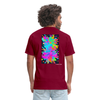Color Splat - burgundy