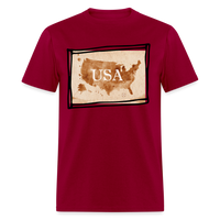 USA - dark red