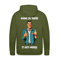 Hang In There - olive green