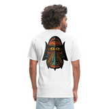 AFRICAN MASK 4 - white