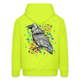 CROWS FEET Hoodie - safety green