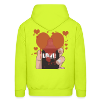 LOVE Hoodie - safety green