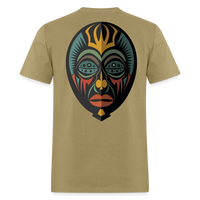 AFRICAN MASK 5 - khaki