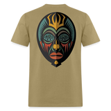 AFRICAN MASK 5 - khaki