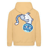 SPACE CAT 4 Hoodie - light yellow