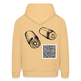 BULLETS Short Story Hoodie - light yellow