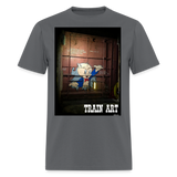 Train Art - charcoal