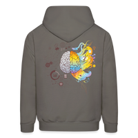 BRAIN ACTIVITY Hoodie - asphalt gray