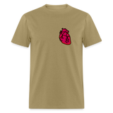 HEART AWARENSS - khaki