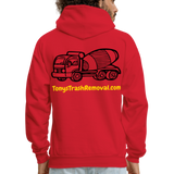 TRASH REMOVAL Hoodie - red