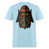 AFRICAN MASK 4 - powder blue