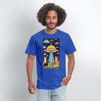 Cat Invasion - royal blue